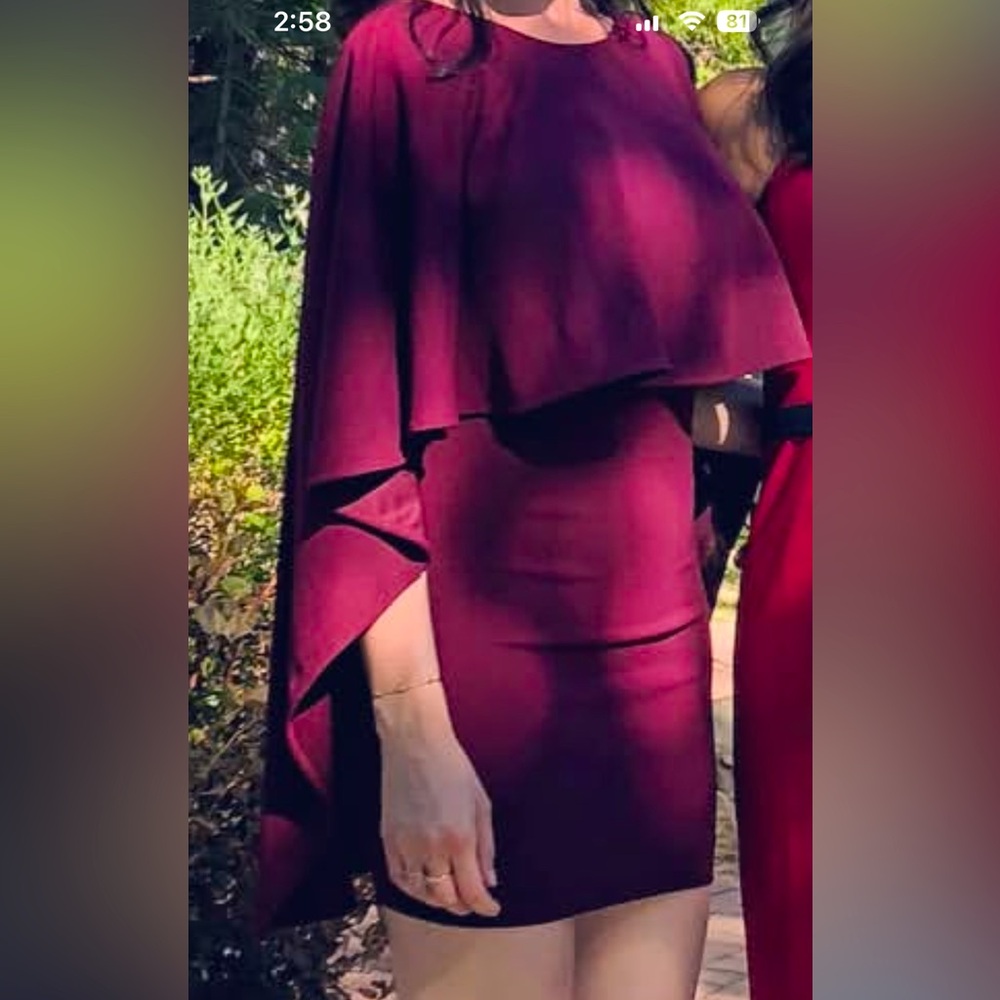 Lulu's Burgundy Mini Dress